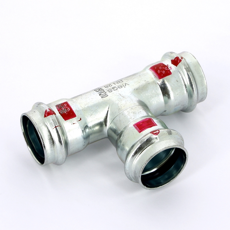 Тройник пресс 28 оцинк.сталь Prestabo SC-Contur