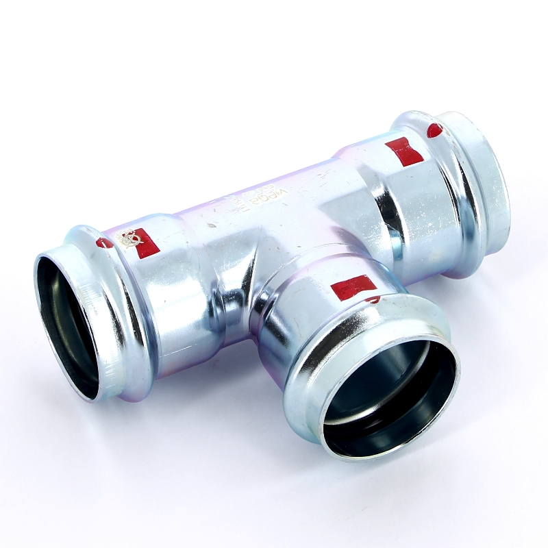 Тройник пресс 42 оцинк.сталь Prestabo SC-Contur