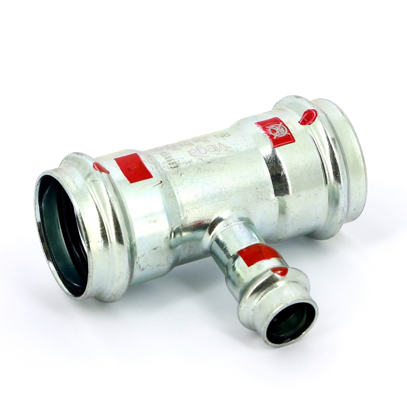 Тройник пресс 35х15х35 оцинк.сталь Prestabo SC-Contur