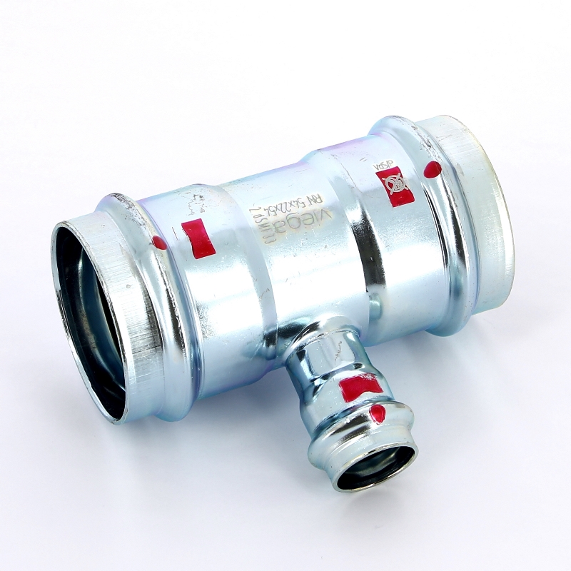 Тройник пресс 54х22х54 оцинк.сталь Prestabo SC-Contur