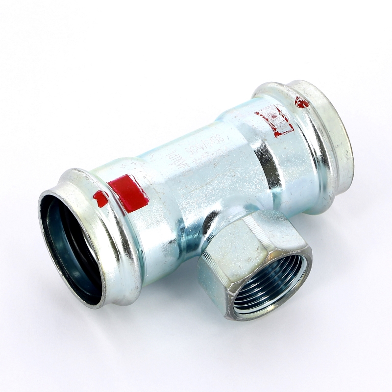 Тройник пресс-В 35х3/4'х35 оцинк.сталь Prestabo SC-Contur