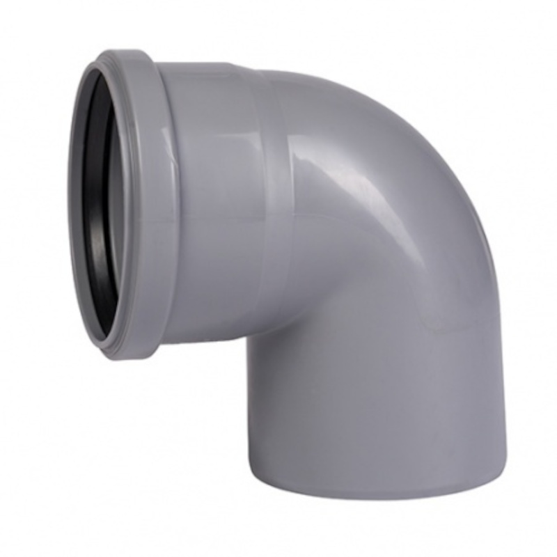 Отвод 50 х 87' белый, HTBw