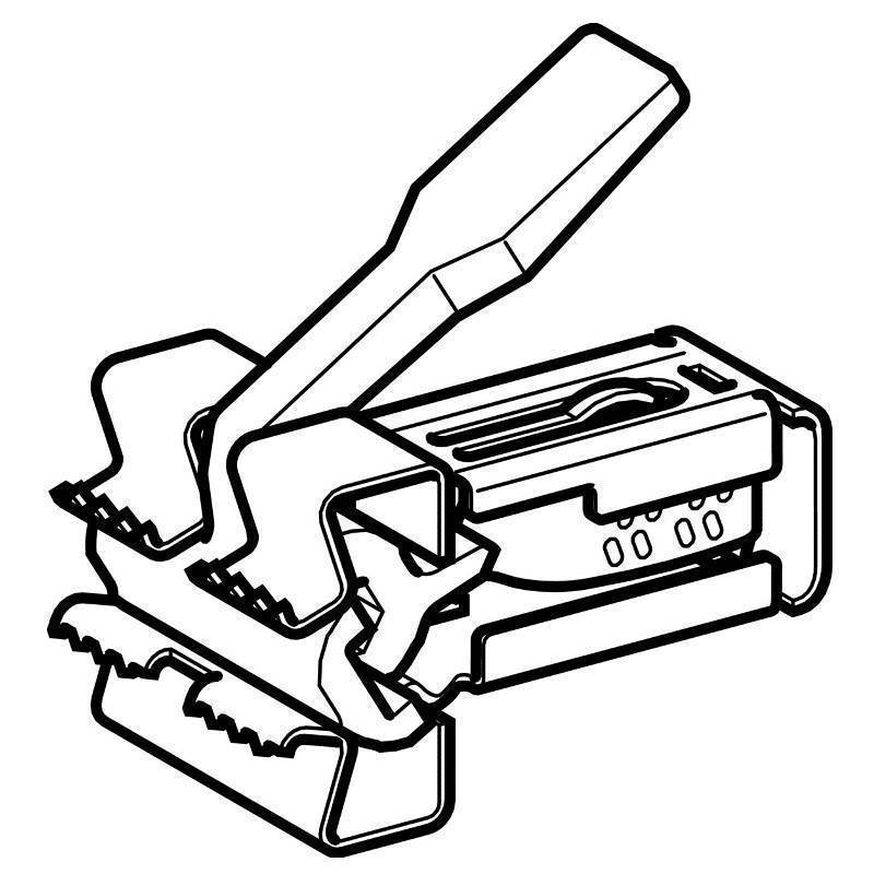 Соединитель Geberit GIS быстрого монтажа для профиля 461.200.00.1