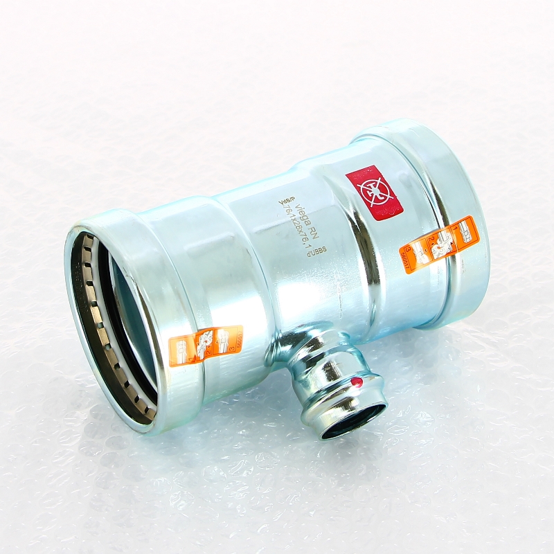 Тройник пресс 76х28х76 оцинк.сталь Prestabo SC-Contur