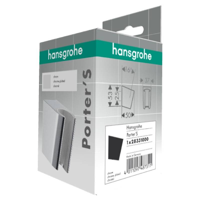 Держатель ручного душа Hansgrohe Porter S хром 28331000