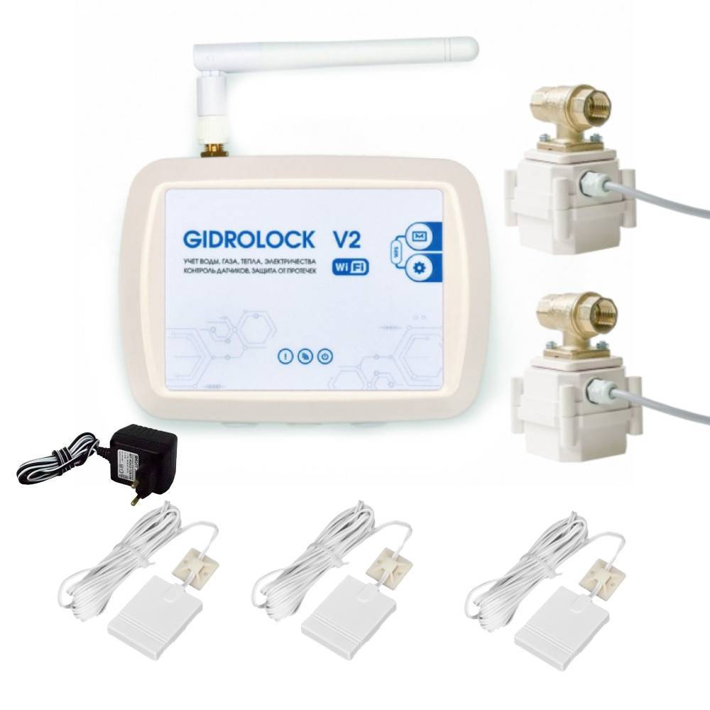 Система защиты от протечек Gidrolock Wi-Fi Bugatti 3/4 11370