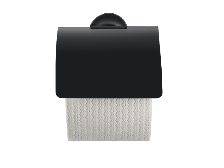 Бумагодержатель Duravit Starck T черный матовый 0099404600