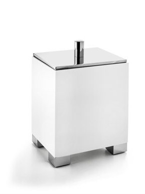 Контейнер универсальный 3SC BeMood White Deluxe с крышкой 100x80x135 мм цвет белый матовый BEMDW48ASL