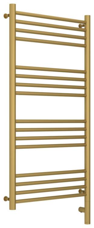 Полотенцесушитель электрический Сунержа Богема 3.0 прямая 1000x500 мм МЭМ нижнее справа золото матовое 032-5805-1050