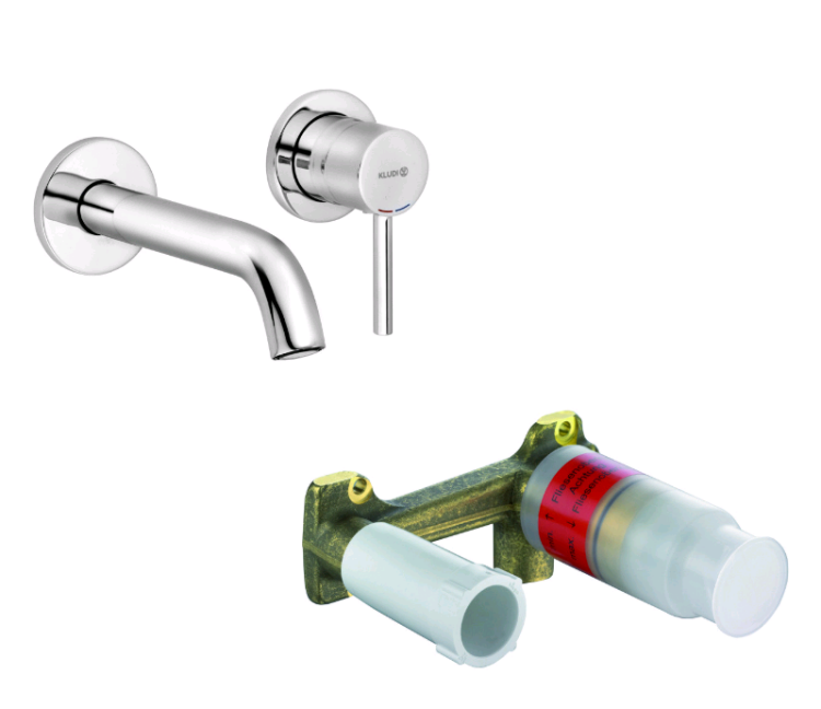 Смеситель для раковины Kludi BOZZ SET встраиваемый хром 382440576S