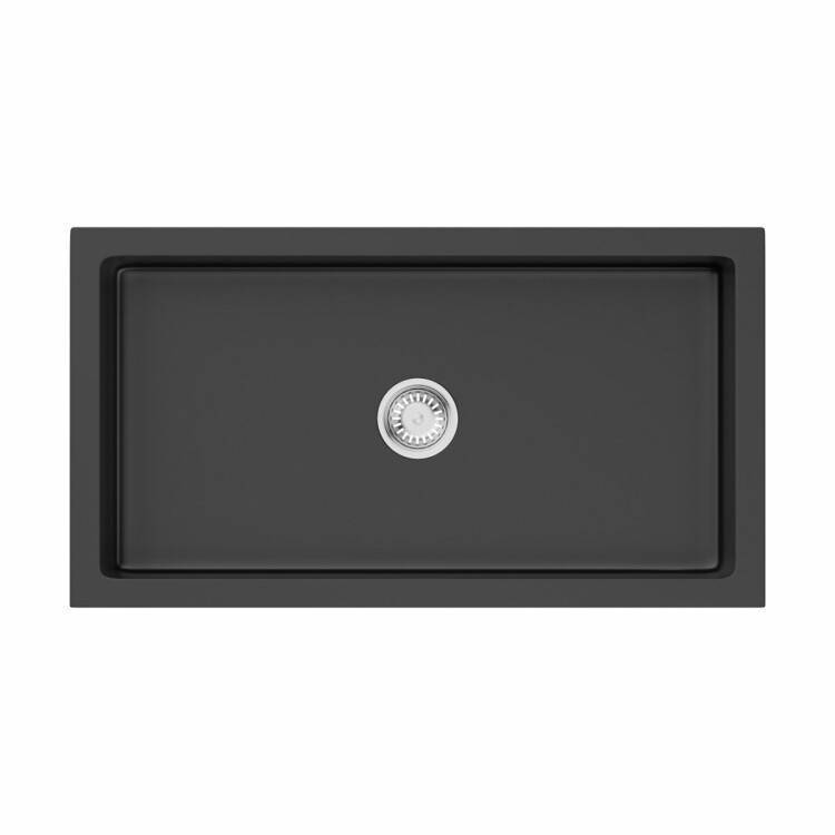 Кухонная мойка OMOIKIRI Mikura 75 760х460 мм черный 4997075