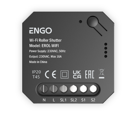 Реле ENGO EROLWIFI Wi-Fi 2-канальное EROLWIFI