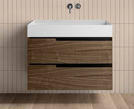 Тумба под раковину Oasis Profilo 850х510х540 мм Walnut 0PF1450854SE012