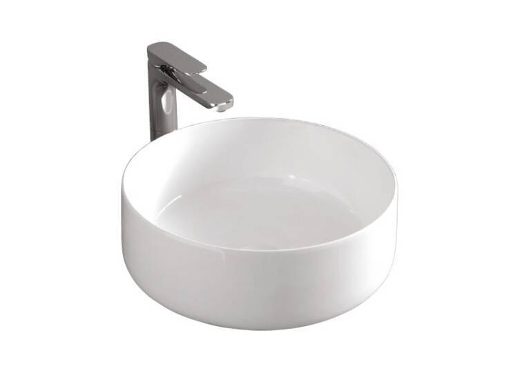 Раковина накладная Artceram Cognac 420x420x160 мм Glossy White COL0010100