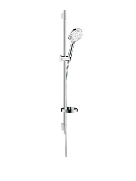Душевой гарнитур Hansgrohe Raindance Select S 120 3jet со штангой 900 мм белый/хром 26631400