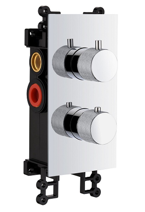 Смеситель для душа Splendy Passion на 2 потребителя черный матовый PA204U2T2BM