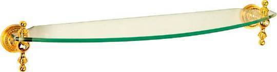 Полка стеклянная Boheme Imperiale золото 10407