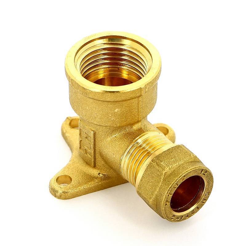 Водорозетка обжимная Tiemme 12x1/2 ВР латунь 1100043