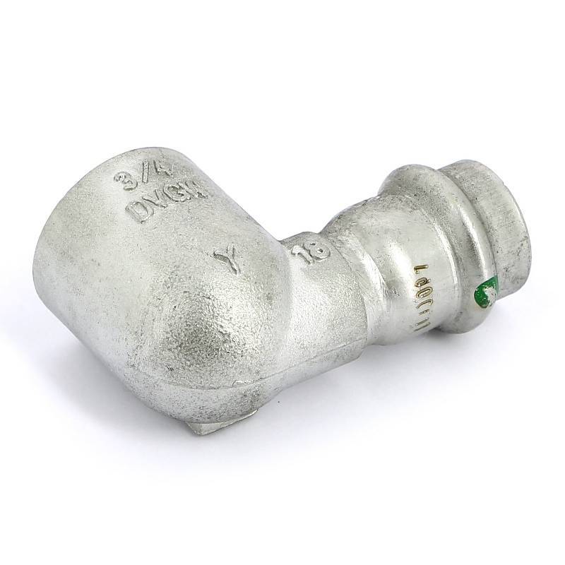 Угол 90° пресс-В компактный нержавеющая сталь Viega Sanpress Inox 18х3/4 437008