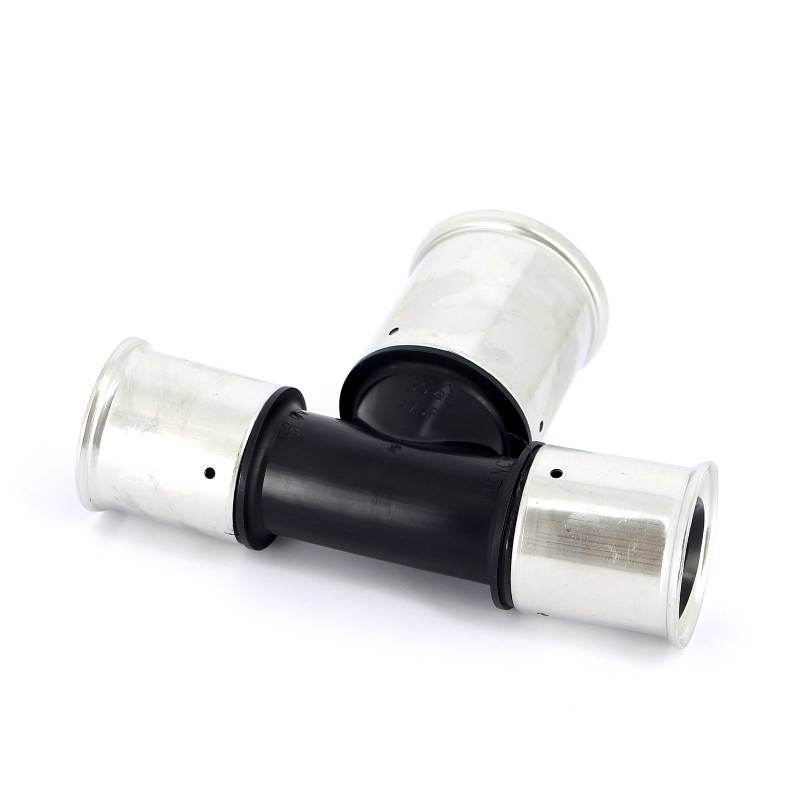 Тройник пресс PVDF Henco 40х50х40 мм 12PK-405040