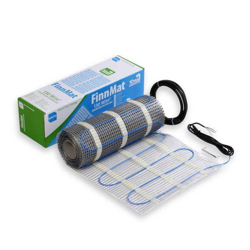 Нагревательный мат Ensto FinnMat 130 Вт/м² 0.5 х 8 м в комплекте с гофротрубкой EFHFM130.4