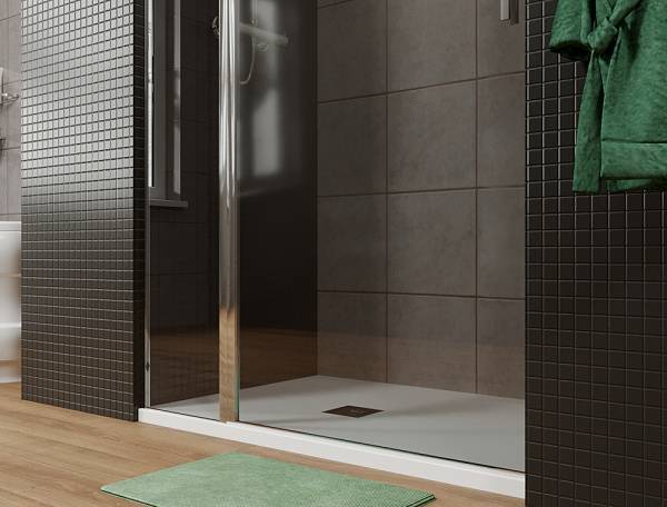 Душевая дверь Allen Brau Priority 140 см тонированное стекло хром 3.31010.00G