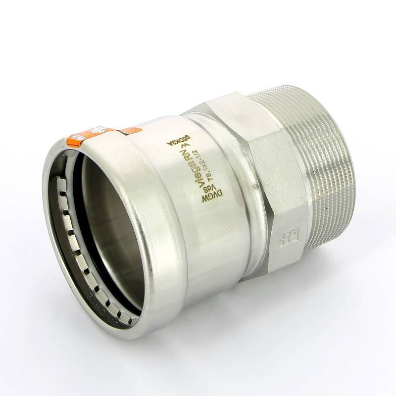 Муфта переходная пресс-Н Viega Sanpress Inox XL нержавеющая сталь 76.1х2 1/2 482923