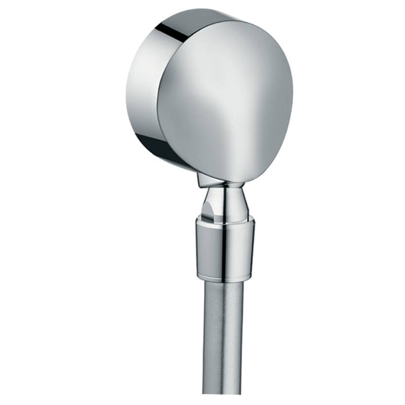 Шланговое подсоединение Hansgrohe FixFit E с клапаном и шарниром хром 27505000
