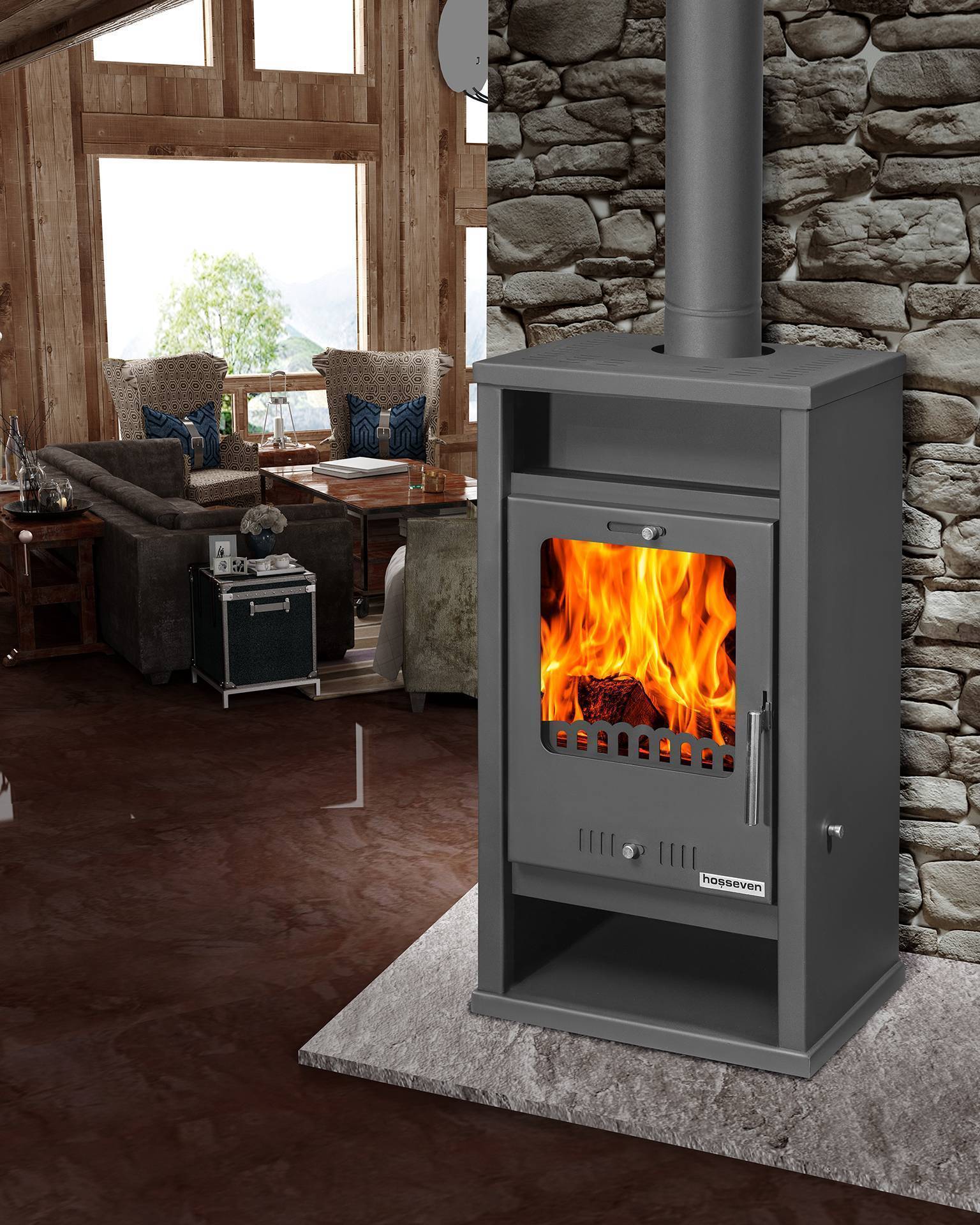 Печь-камин HOSSEVEN ASSOS A5020