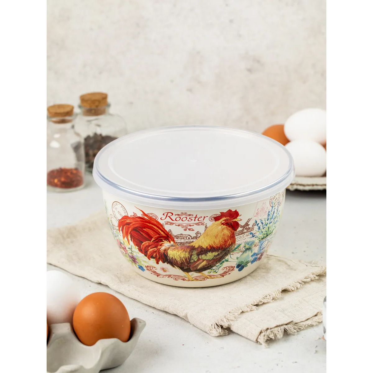 Миска эмалированная Metrot Золотой Петушок 1.7 л 7387