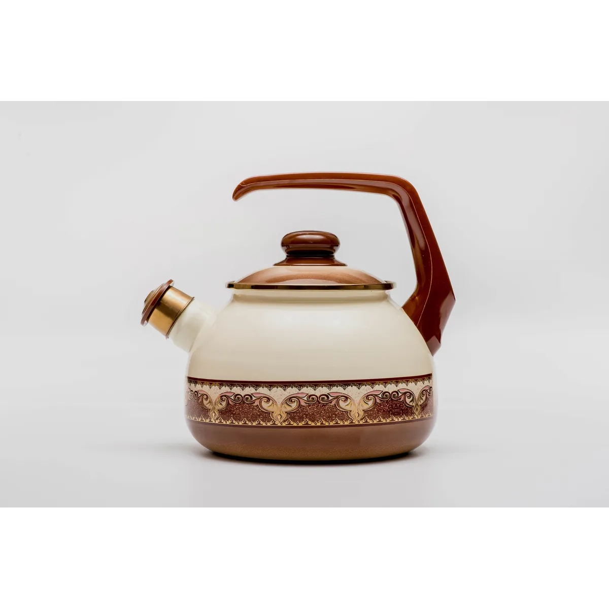 Чайник эмалированный Metrot Терракот 2.5 л 7318