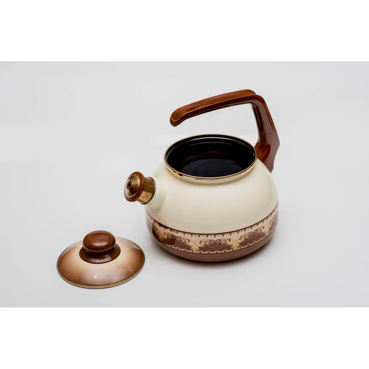 Чайник эмалированный Metrot Терракот 2.5 л 7318