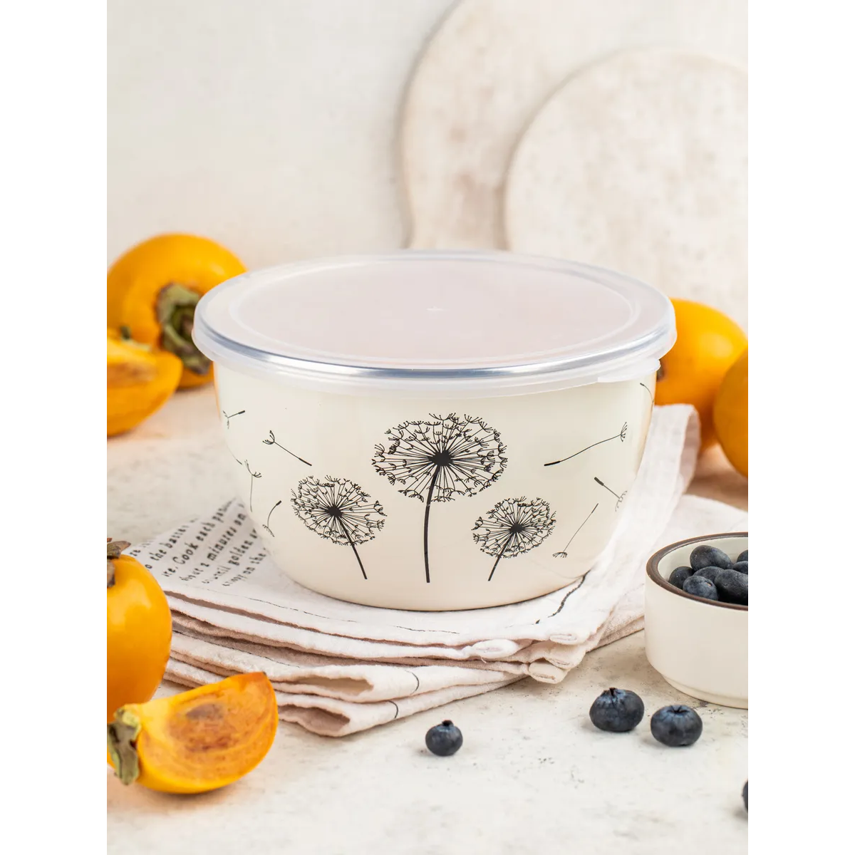 Миска эмалированная Metrot Одуванчик 2.4 л 7280