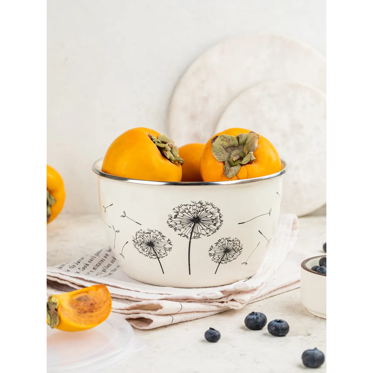 Миска эмалированная Metrot Одуванчик 2.4 л 7280