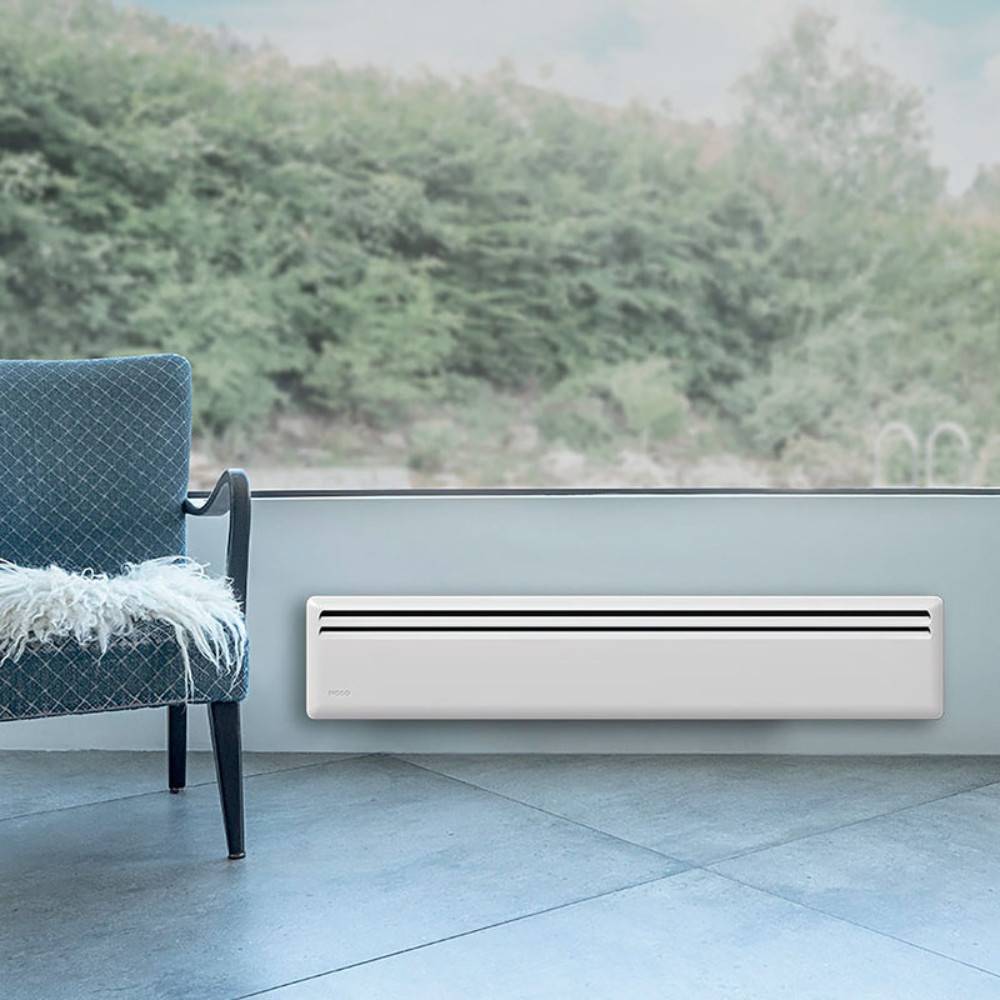 Конвектор электрический Nobo Viking NFK 2S 07 750 Вт 200 мм с термостатом NCU 1S 1585