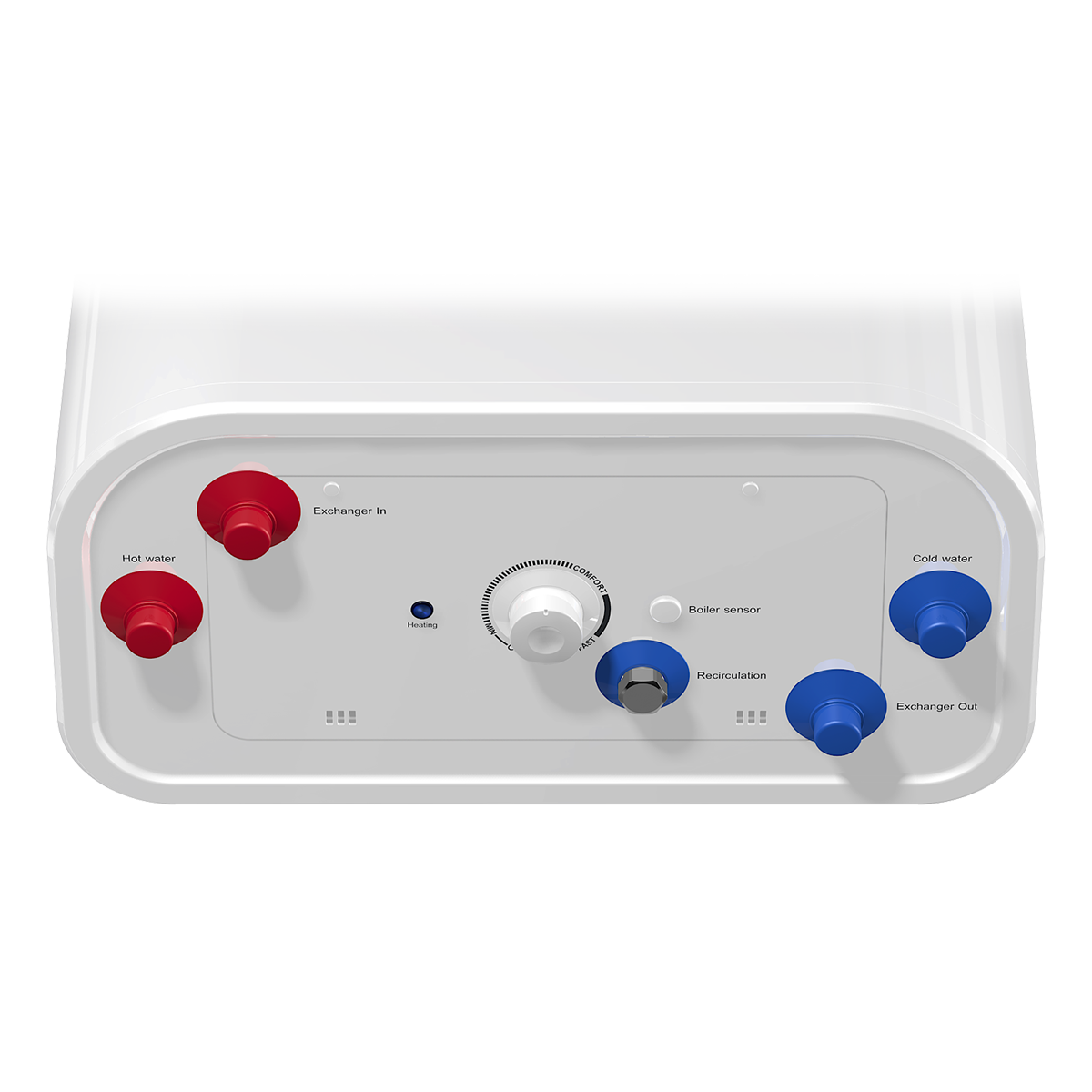 Водонагреватель комбинированный Thermex Flat 100 V Combi 100 л 14238