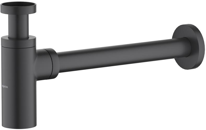 Сифон для раковины Aquatek матовый черный AQ6012MB