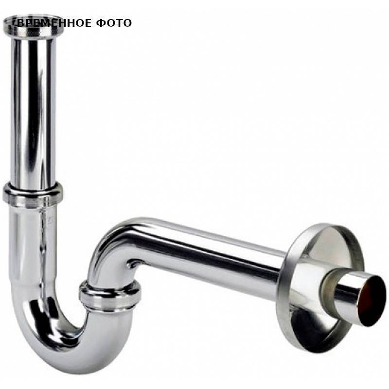 Сифон трубный Viega Plus 1 1/4 x 32 мм с горизонтальным отводом хром 101572