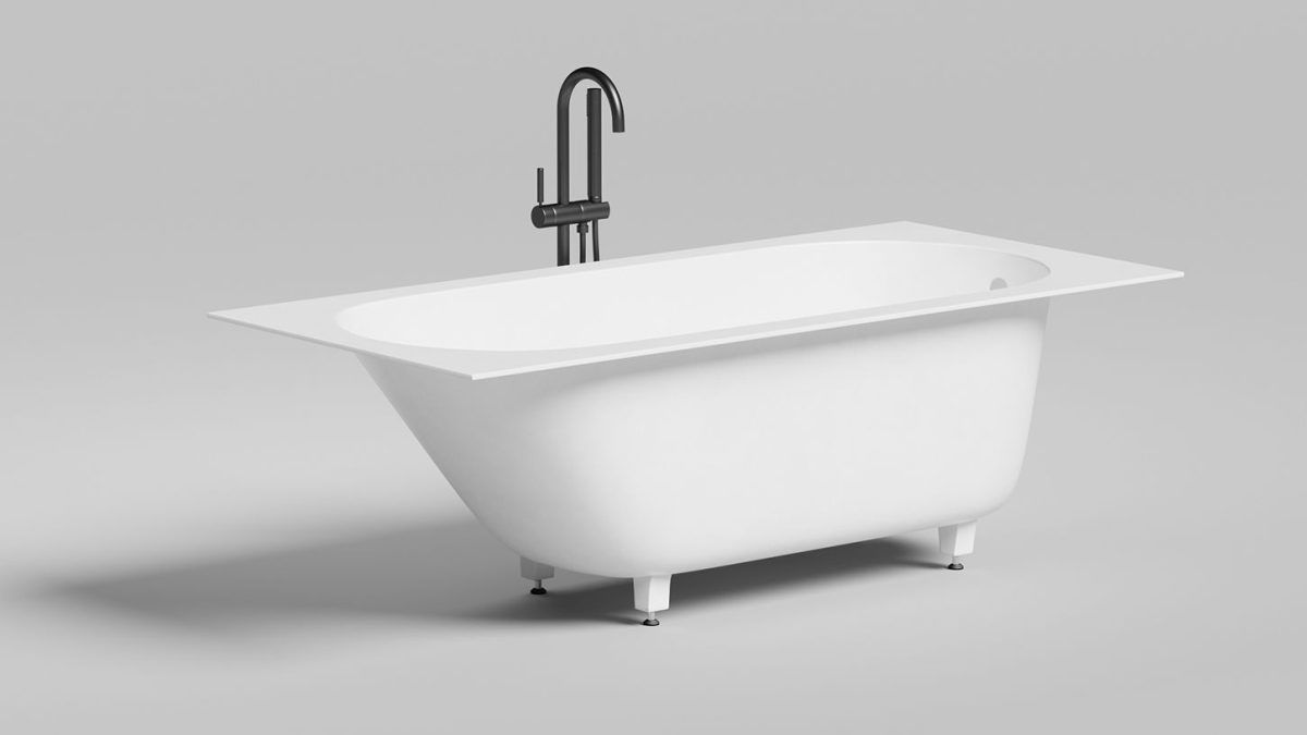 Ванна Salini Ornella Kit 1700x700x600 мм белый матовый 102413M