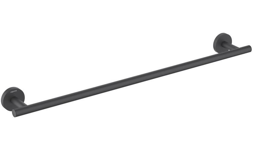 Полотенцедержатель Aquatek Оберон 600 мм матовый черный AQ4214MB