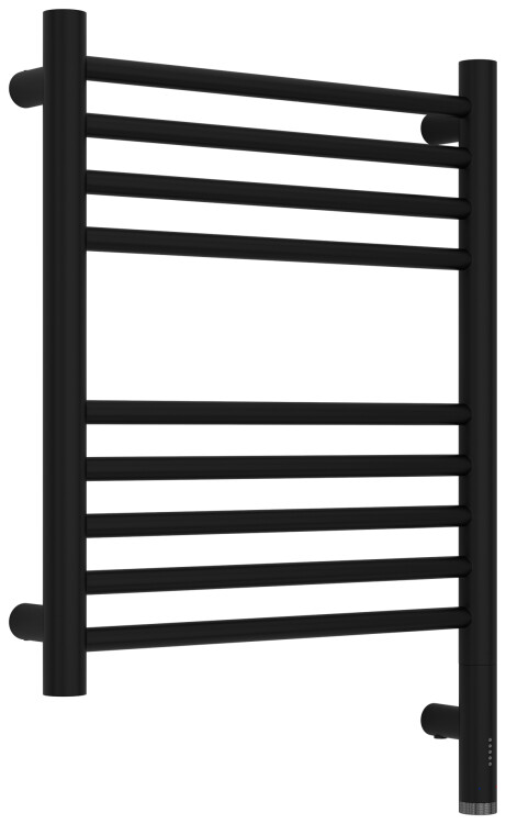 Полотенцесушитель, Сунержа, Богема 3.1, прямая, шгв 432-74-624, нижнее справа, МЭМ, цвет-чёрный матовый