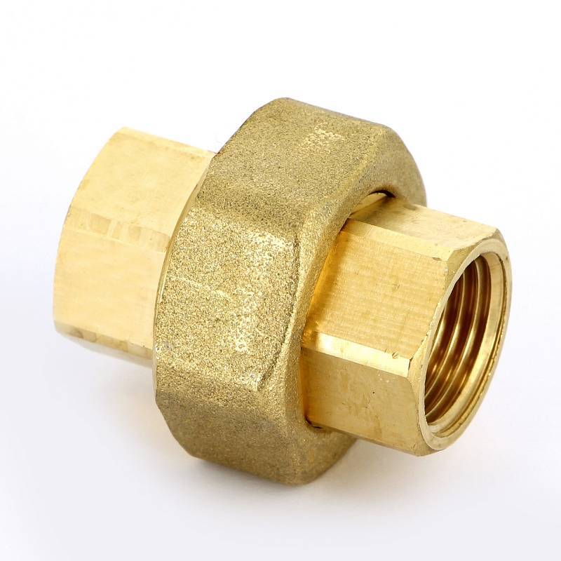 Разъемное соединение Uni-Fitt 1/2 ВР-ВР с прокладкой O-ring латунь 655G2000