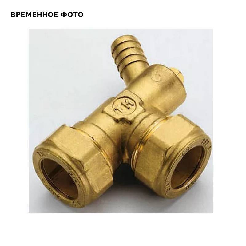 Угол обжимной Tiemme со спуском воздуха 22 мм 1100102