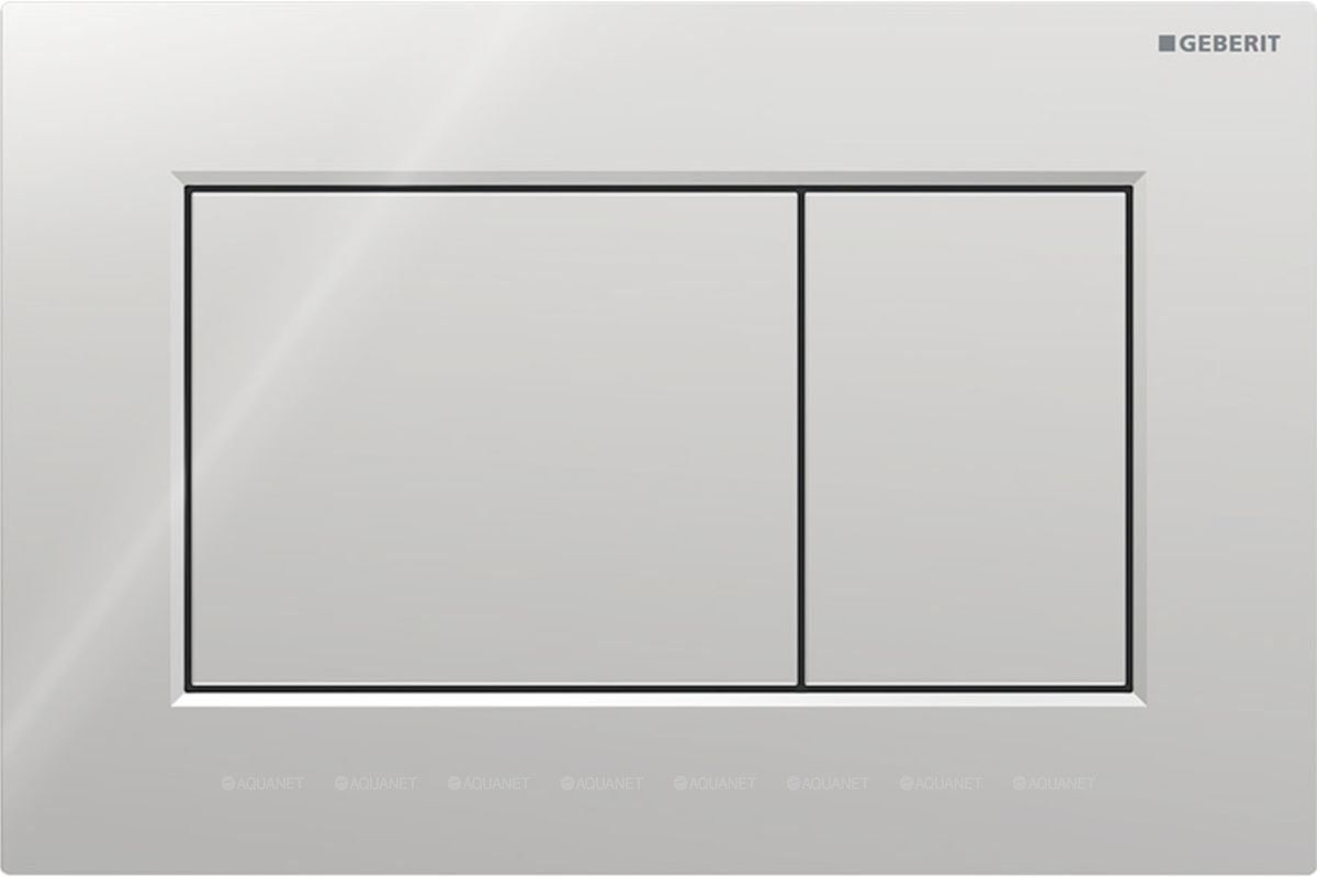 Смывная клавиша Geberit Sigma01 для двойного смыва пластик глянцевый хром 115.660.21.1