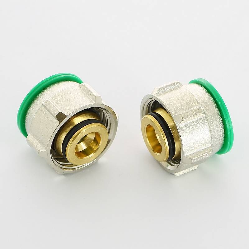 Соединитель обжимной Simplex 16(2.2) x 3/4 EK ВР для полиэтиленовых труб (компл. 2 шт) F11412