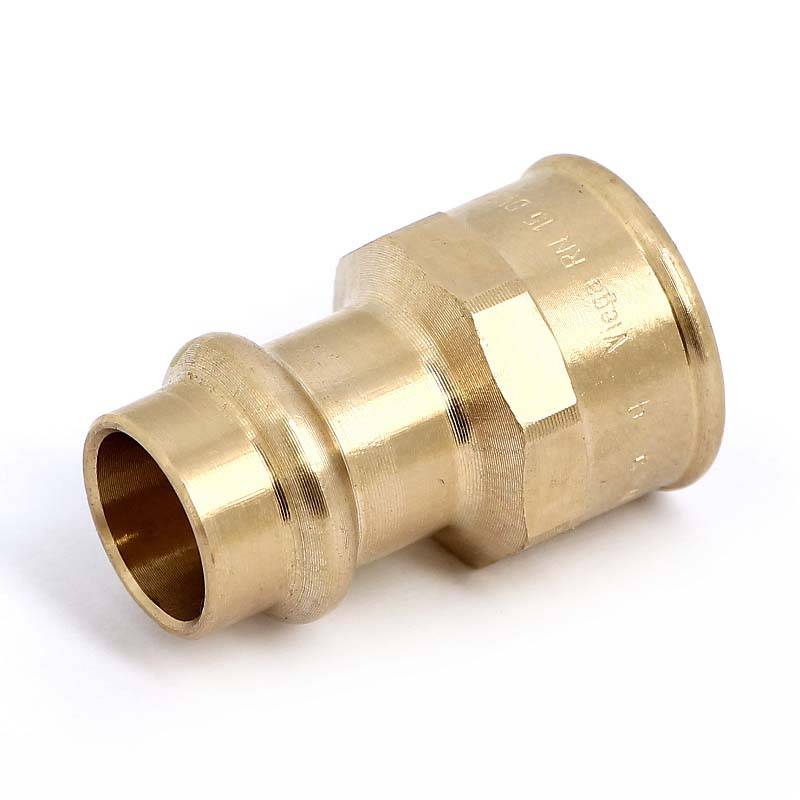 Муфта пресс с внутренней резьбой Viega Profipress G 15x1/2 бронза 346379