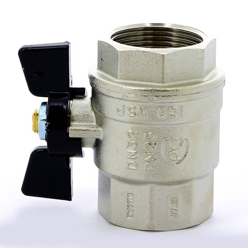 Кран шаровой Bugatti OREGON 1 1/4 ВВ бабочка 03020077