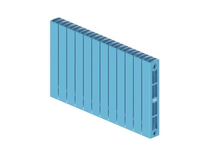 Радиатор биметаллический RIFAR SUPReMO 500 12 секций боковое подключение Сапфир RS50012