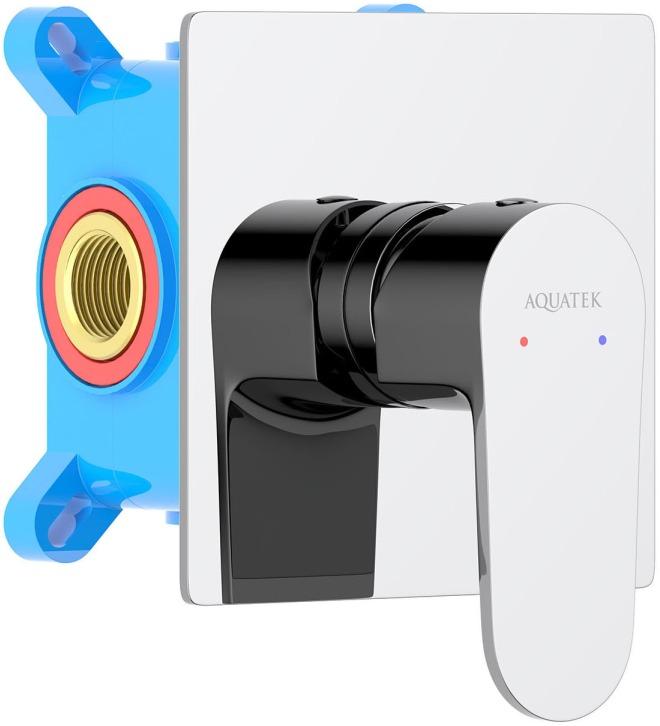 Смеситель для душа Aquanet Oberon скрытого монтажа 1 режим AQ1266CR