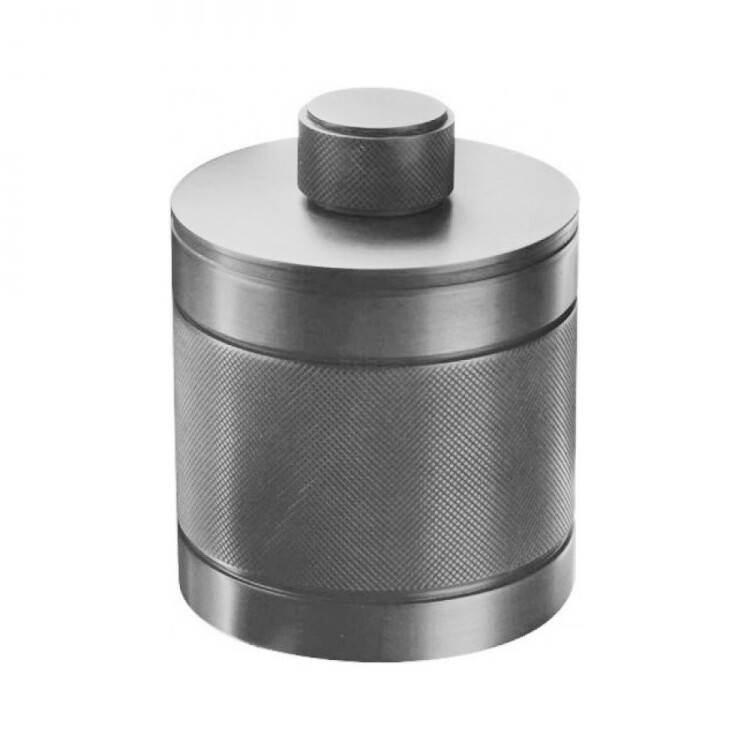 Контейнер с крышкой Bertocci Officina 01 90х90х110 мм хром 12775320000